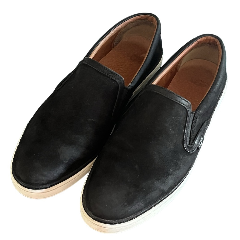 UGG Black/White Women’s Slip On Shoes Women’s Sz 10